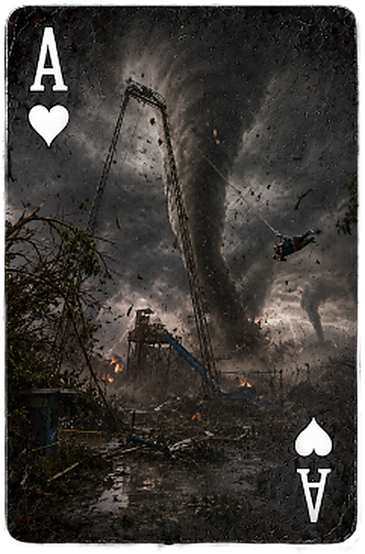 Desaparecer dentro de un tornado